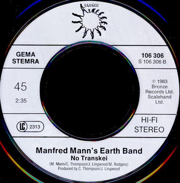 Manfred Mann's Earth Band : Runner (7", Single)