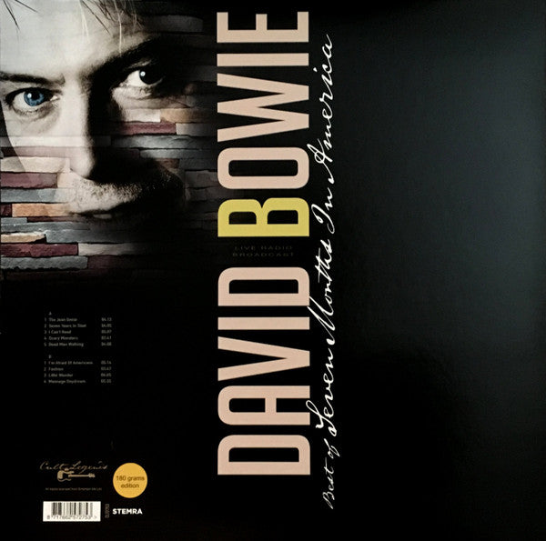 David Bowie : Best Of Seven Months In America (LP, Unofficial, 180)