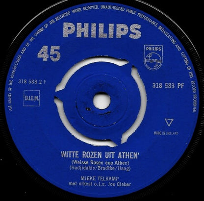 Mieke Telkamp : Eb En Vloed (7", Single, Mono)