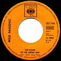 Milo Pavlovic : Baby Talk / The House Of The Rising Sun (7", Single)