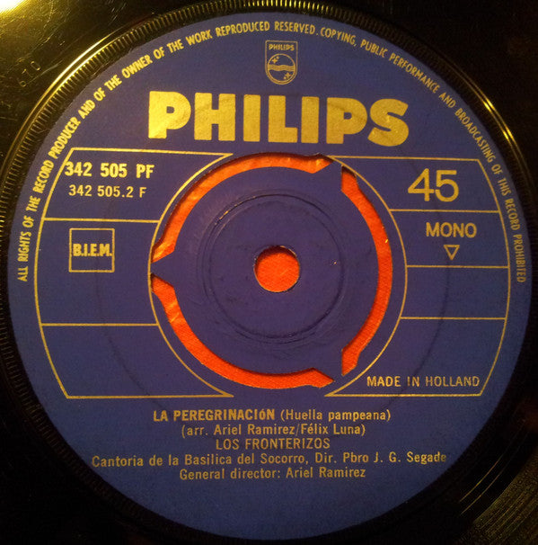 Los Fronterizos : El Nacimiento (7", Mono)