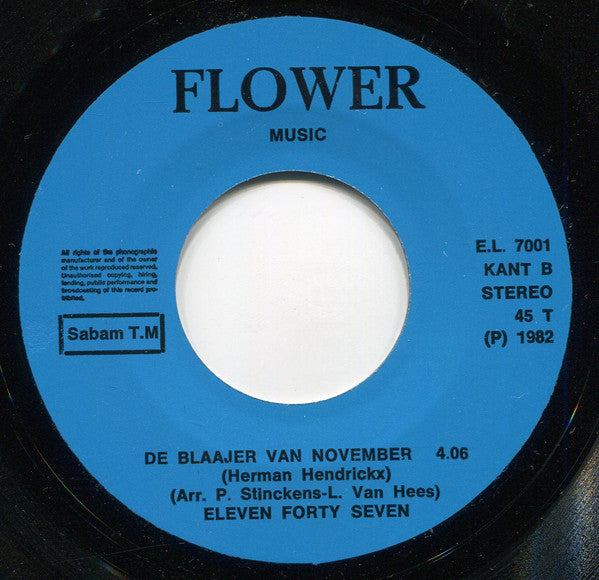 Eleven Forty Seven : Rosse Lei  (7", Single)