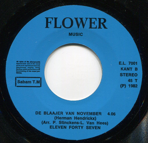 Eleven Forty Seven : Rosse Lei  (7", Single)