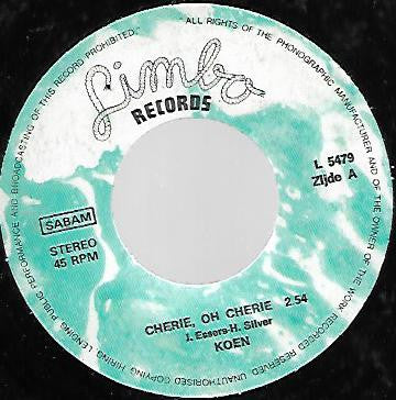 Koen (4) : Chérie, Oh Chérie  (7", Single)