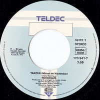 Rockhaus : Tanzen (Mitten Im November) / Mich Zu Lieben (7", Single)