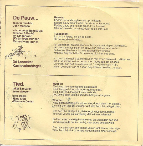 Sjang & Sjo : De Pauw (7", Single)