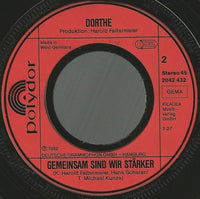 Dorthe Kollo : Bei Nacht / Gemeinsam Sind Wir Stärker (7", Single)