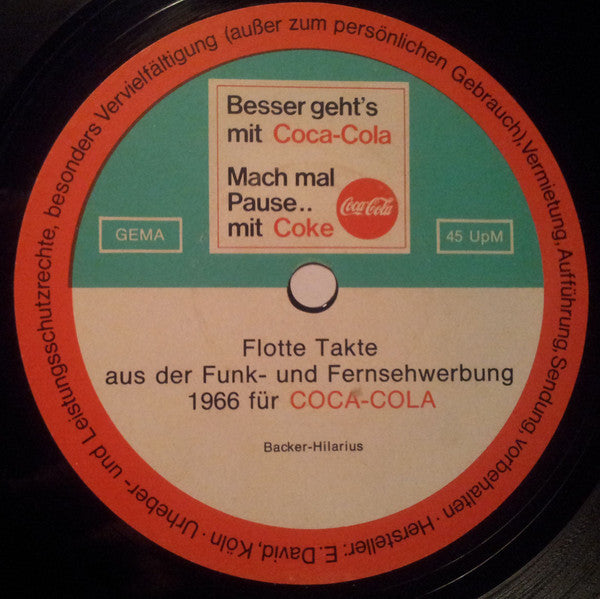 Unknown Artist : Klingende Botschaft Von Coca-Cola (Flexi, 7", S/Sided)