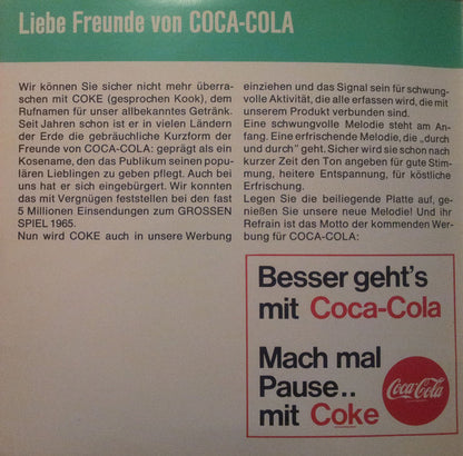 Unknown Artist : Klingende Botschaft Von Coca-Cola (Flexi, 7", S/Sided)