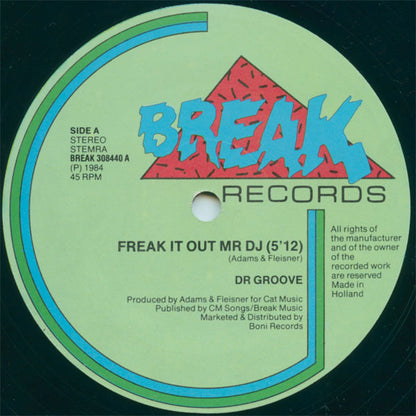 Dr. Groove : Freak It Out Mr. D.J. (12")