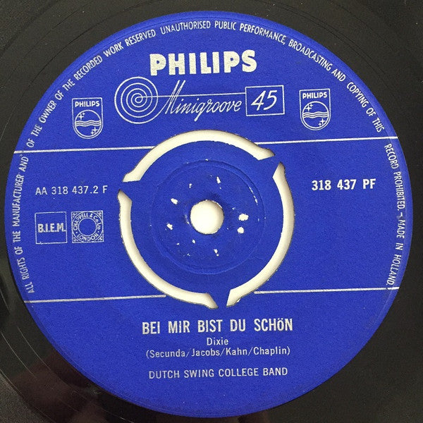 The Dutch Swing College Band : Erzherzog-Johann-Jodler (7", Single)