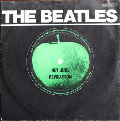 The Beatles : Hey Jude / Revolution (7", Single, RE)