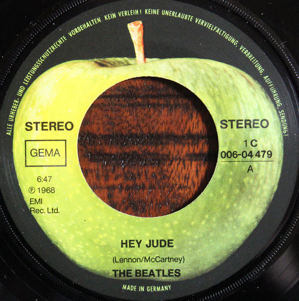 The Beatles : Hey Jude / Revolution (7", Single, RE)