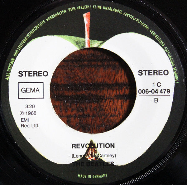 The Beatles : Hey Jude / Revolution (7", Single, RE)