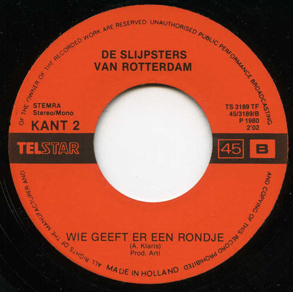 De Slijpsters Van Rotterdam : Wij Zijn Verliefd Op Die Slijpers Daar Uit Parijs (7", Single)