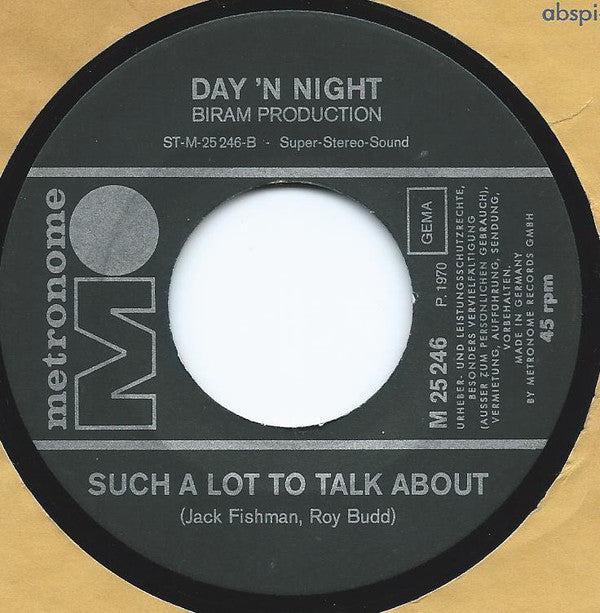 Day'n Night : I Just Need Somebody (7", Single)