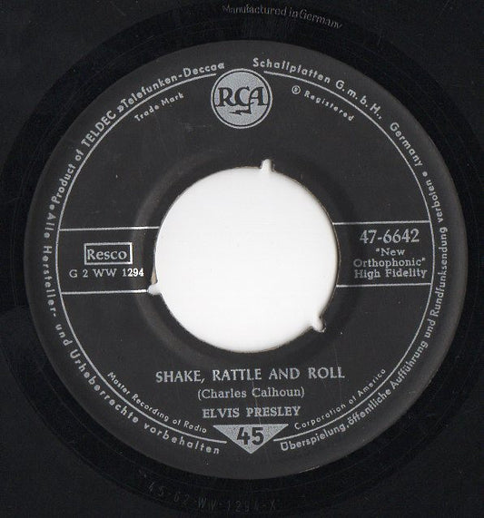 Elvis Presley : Shake, Rattle And Roll (7")