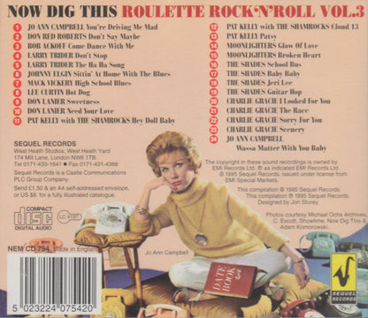 Various : Now Dig This - Roulette Rock 'N' Roll Volume 3 (CD, Album, Comp)