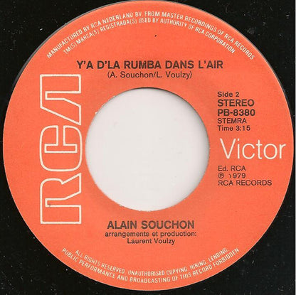 Alain Souchon : Bidon (7", Single)