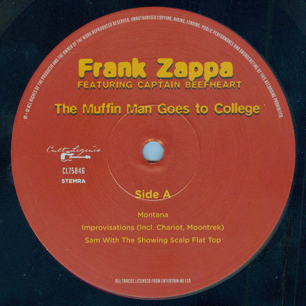 Frank Zappa Featuring Captain Beefheart : The Muffin Man Goes To College (LP, Unofficial)
