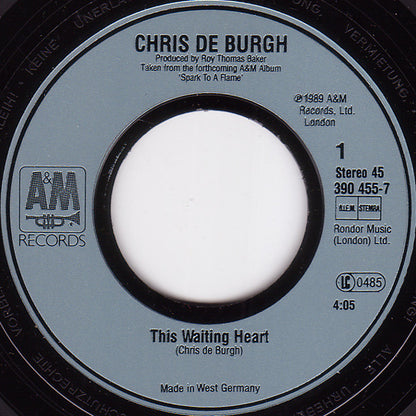 Chris de Burgh : This Waiting Heart (7", Single)