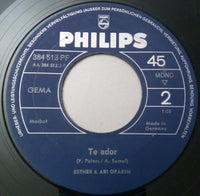 Esther & Abi Ofarim : Cinderella Rockefella (7", Single, Mono)