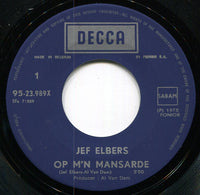 Jef Elbers : Op M'n Mansarde (7")