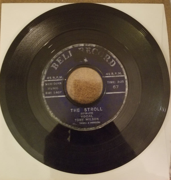 Tony Wilson (18)  /  Barry Frank, Jimmy Carroll And His Orchestra : The Stroll / When I'm With You (7", Single, Mono, Styrene)