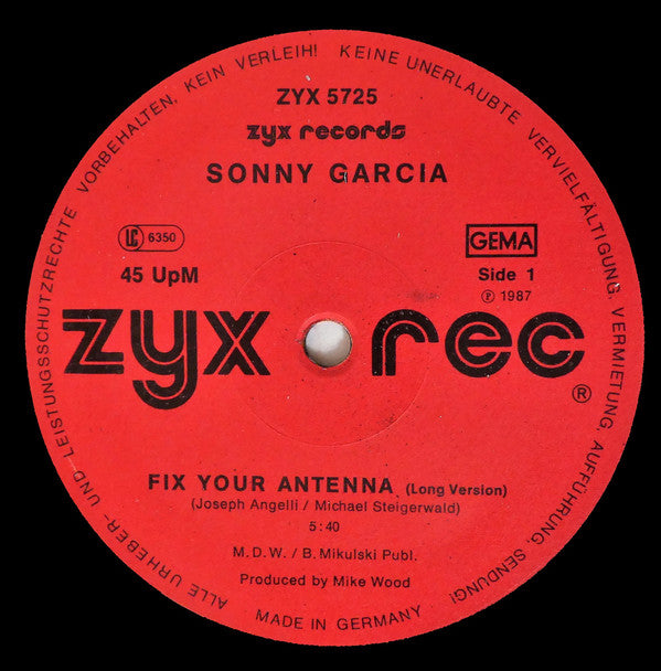 Sonny Garcia : Fix Your Antenna (12", Maxi)