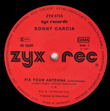 Sonny Garcia : Fix Your Antenna (12", Maxi)