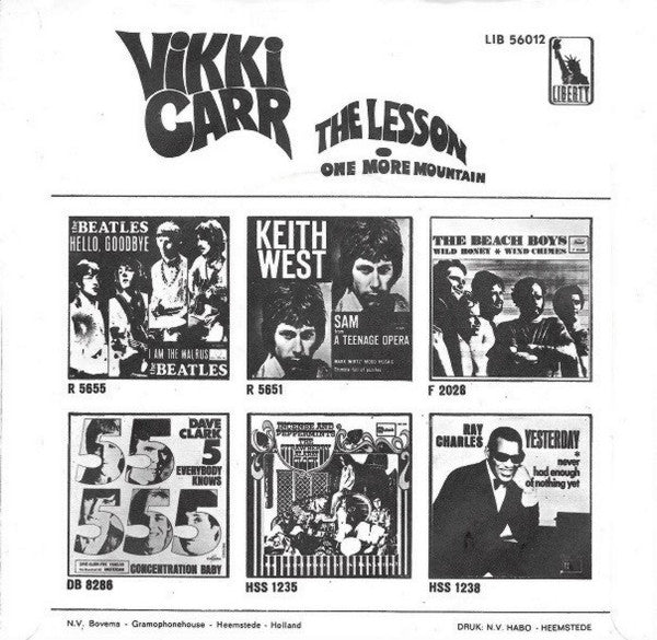 Vikki Carr : The Lesson (7", Single)
