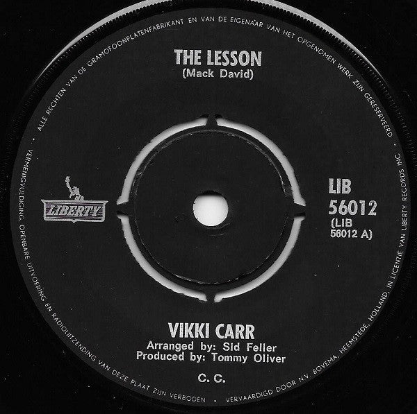 Vikki Carr : The Lesson (7", Single)