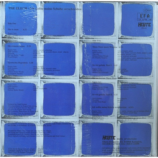 The Blech : Ich Wollte Meine Schuhe Zerschneiden (LP, Album)