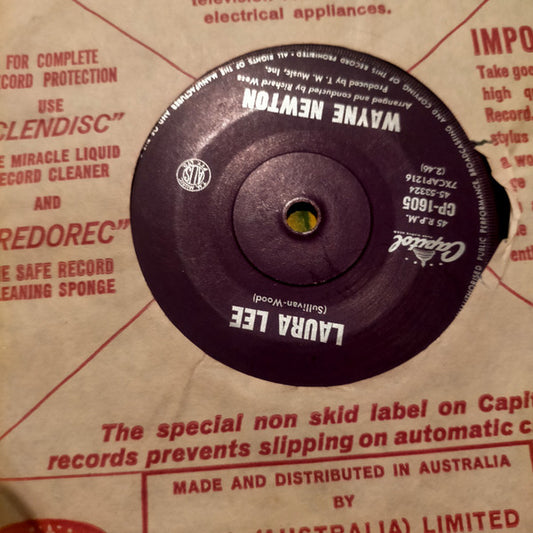 Wayne Newton : I'll Be With You In Apple Blossom Time / Laura Lee (7", Single)