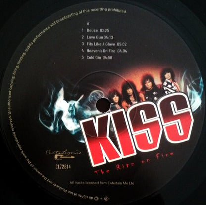 Kiss : The Ritz On Fire (LP, Unofficial)
