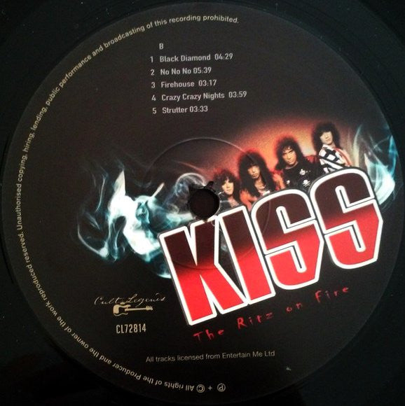 Kiss : The Ritz On Fire (LP, Unofficial)