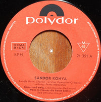Sándor Kónya : Wenn In Florenz Die Rosen Blüh'n (7", EP, Mono, RP)