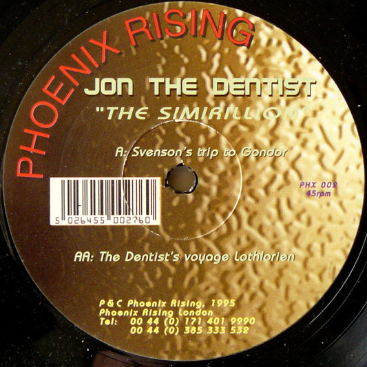Jon The Dentist : The Simirillion (12")