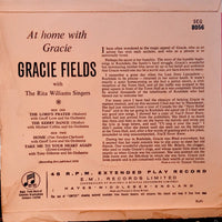 Gracie Fields : At Home With Gracie (7", EP)