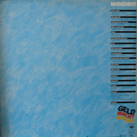 Morgenrot : Geld Macht Glücklich (LP, Album)