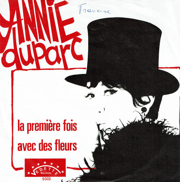Annie Duparc : Avec Des Fleurs (7", Promo)