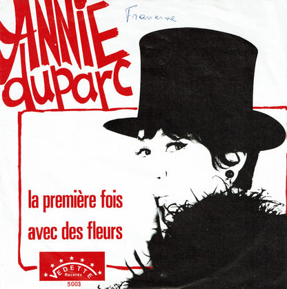 Annie Duparc : Avec Des Fleurs (7", Promo)