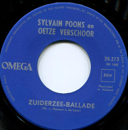 Sylvain Poons & Oetze Verschoor : Zuiderzee-Ballade (7", Single)