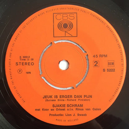 Sjakie Schram : Ik Zie, Ik Zie Wat Jij Niet Ziet (7", 4-P)