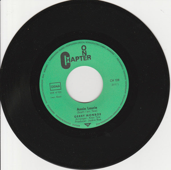 Gerry Monroe : Cry / Annie Laurie  (7", Single)