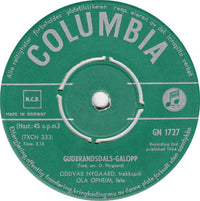 Oddvar Nygaard, Ola Opheim : Dans I Gammelstugu'n / Gudbrandsdalsgalopp (7", Single)