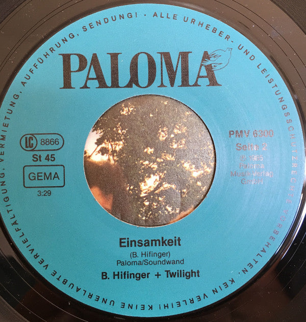 Bernd Hifinger + Twilight (58) : Der Tramp / Einsamkeit (7", Single)