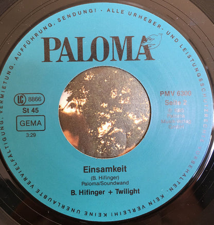 Bernd Hifinger + Twilight (58) : Der Tramp / Einsamkeit (7", Single)