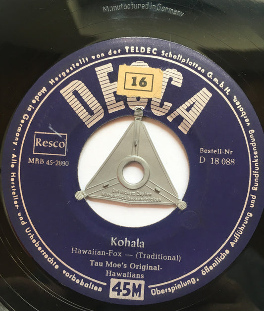 Tau Moe's Original Hawaiians : Kohala / Twelfth Street Rag (7")