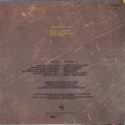 The Rolling Stones : Through The Past, Darkly (Big Hits Vol. 2) (LP, Comp, RE)